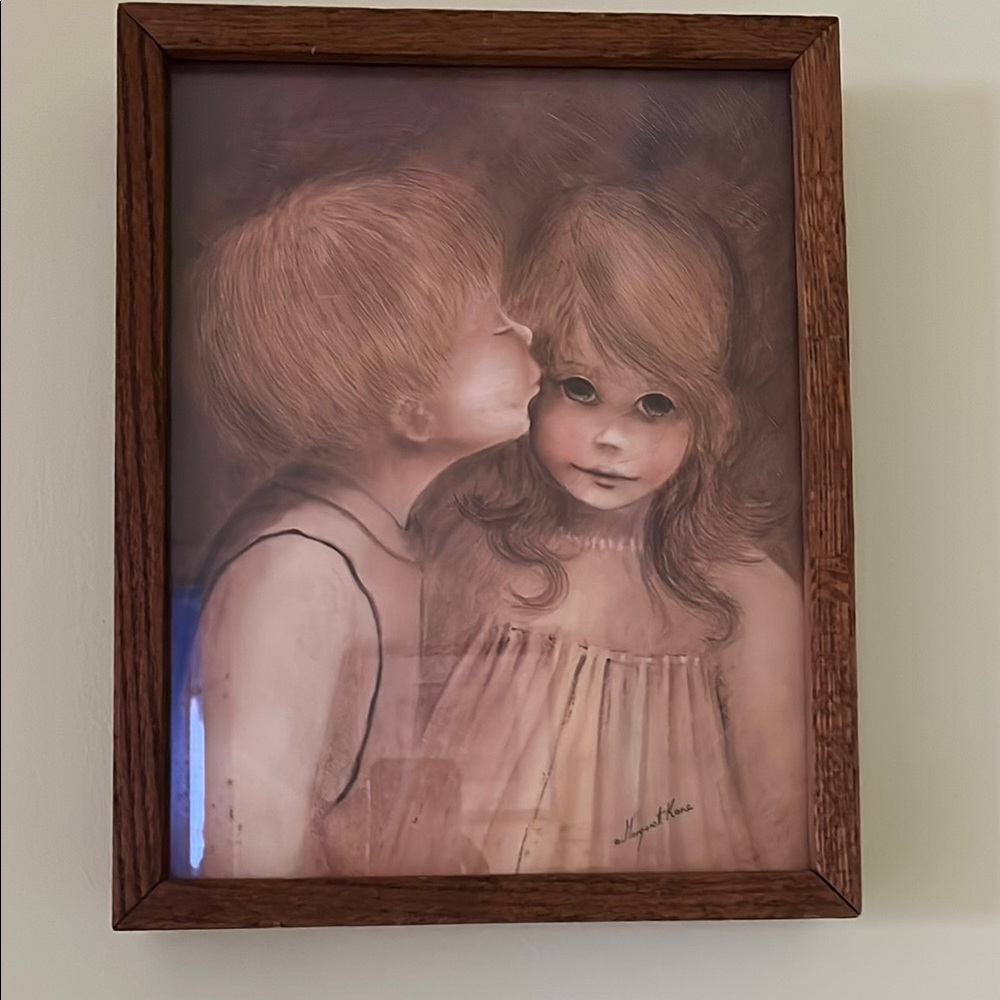 Charming Brown Framed Art Print